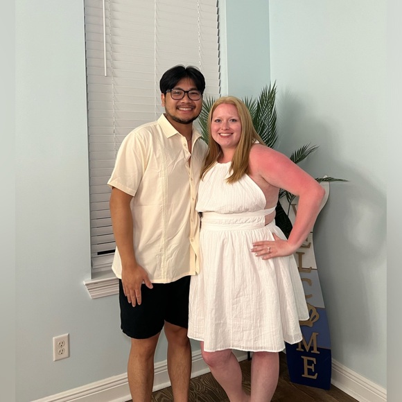 Wild Fable Women's Tie Back Mini Fit and Flare Dress - Picture 5 of 5